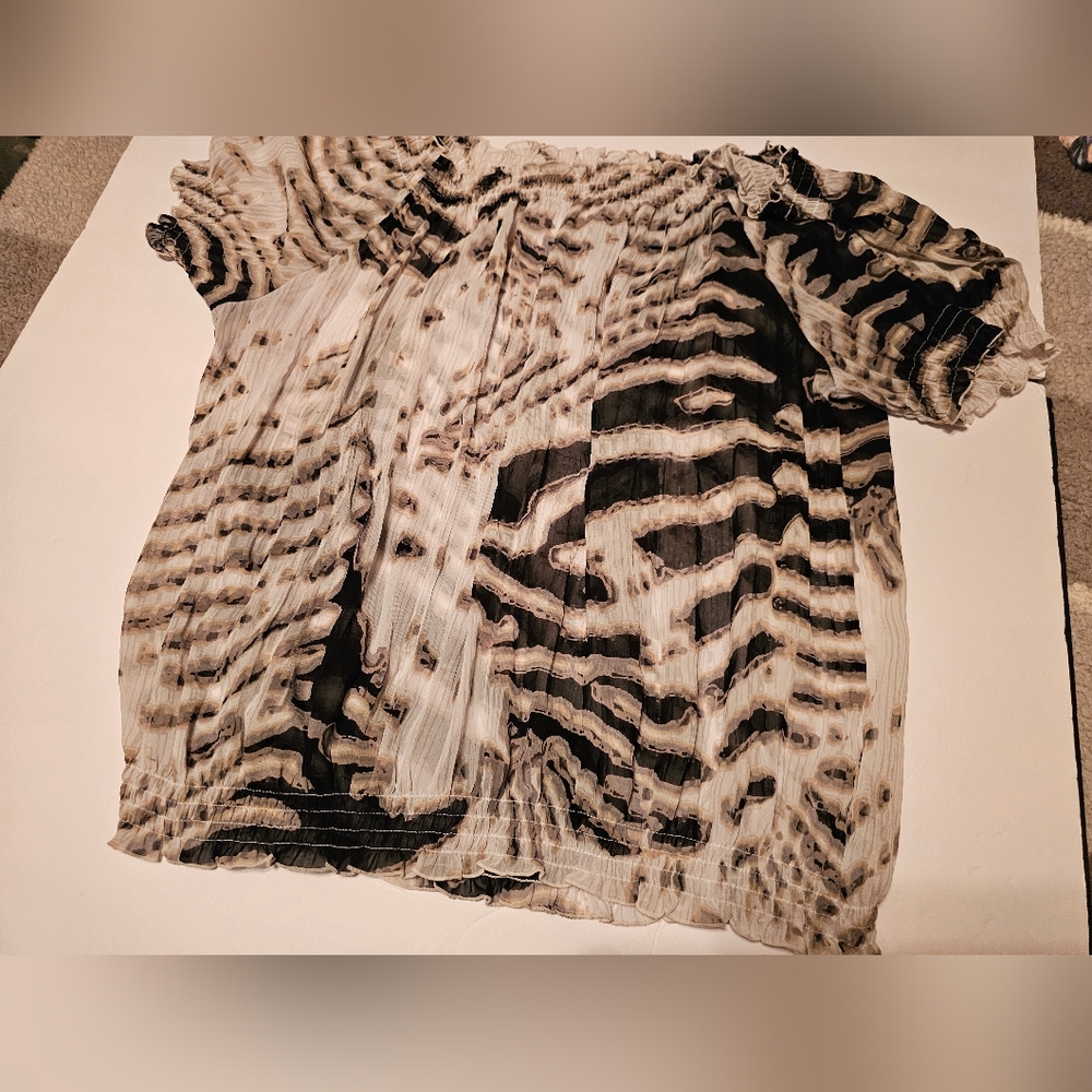 Worthington Zebra Print Blouse